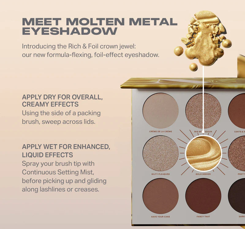Morphe Eyeshadow Palette - Gold Rush