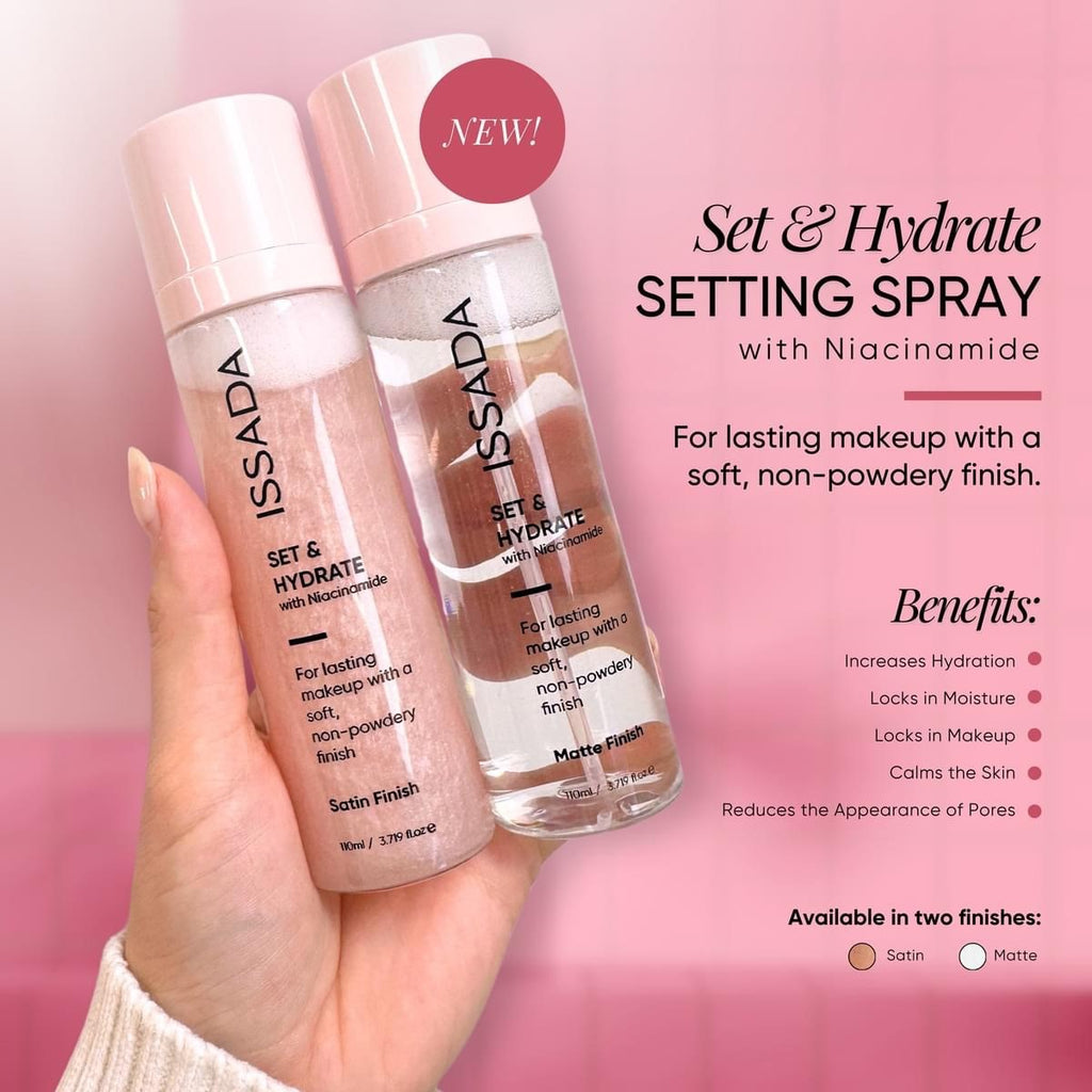 Issada Set & Hydrate Setting Spray - Satin Finish